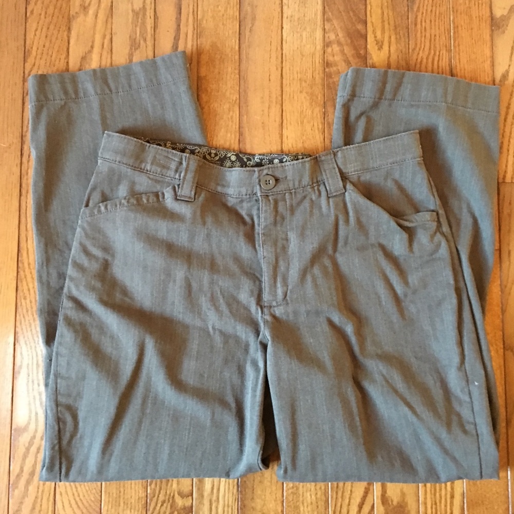 Grey Pinstripe Trousers 14 Short Lee